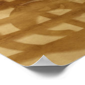 Violin Key Poster (Ecke)