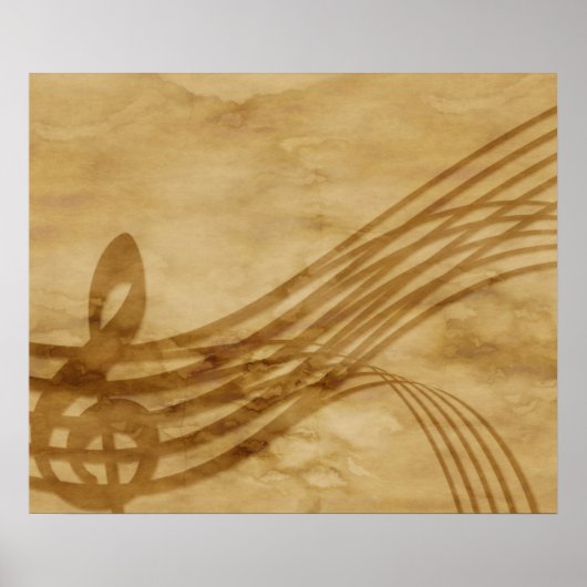 Violin Key Poster (Vorne)