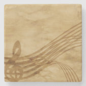 Violin Key Steinuntersetzer (Vorderseite)