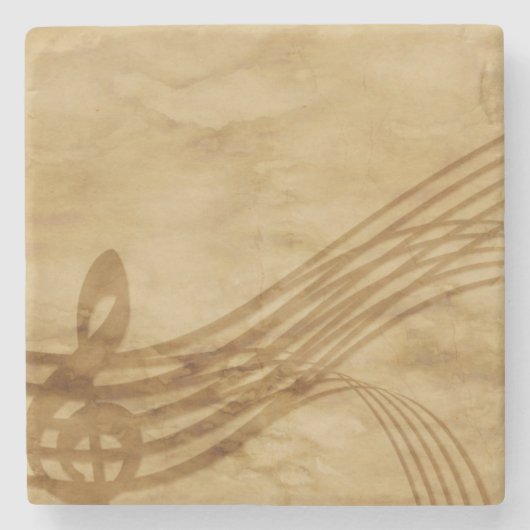 Violin Key Steinuntersetzer (Vorderseite)