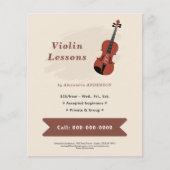 Violin Lessons Flyer (Vorne)