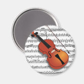 Violin Lover_ Magnet (Vorderseite/Rückseite)