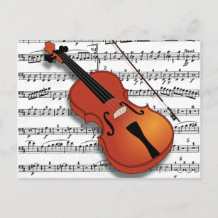 Violin Lover_ Postkarte