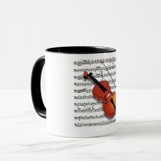Violin Lover_ Tasse (Vorderseite Links)