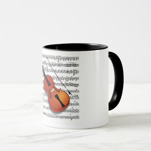 Violin Lover_ Tasse (VorderseiteRechts)