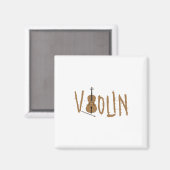 Violin Magnet (Vorderseite/Rückseite)