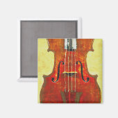 VIOLIN MAGNET (Vorderseite/Rückseite)
