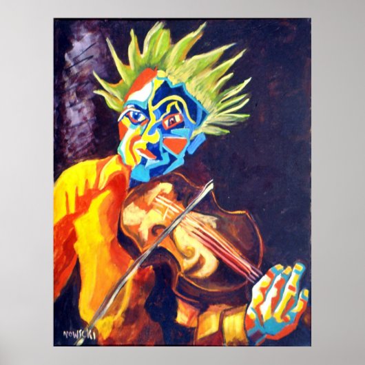 VIOLIN MAN POSTER (Vorne)