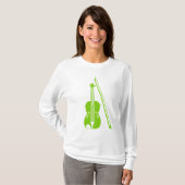 Violin - Martian Green T-Shirt (Vorne ganz)
