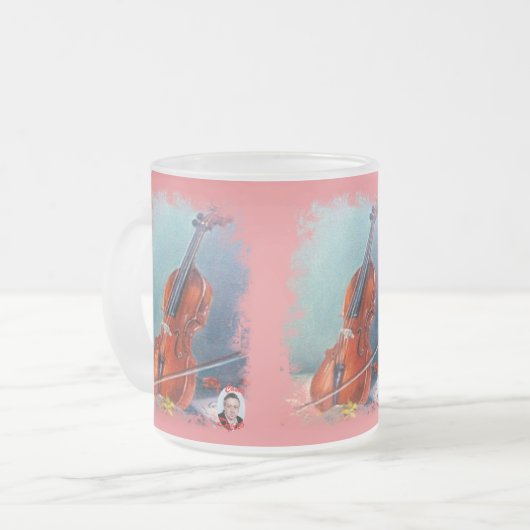 Violín Mattglastasse (Vorderseite Links)