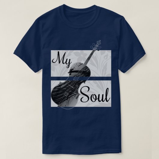 Violin Mein Soul T-Shirt (Design vorne)