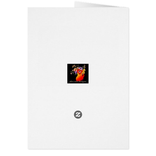 Violin Melody Grußkarte (Hinten)