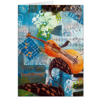 Violin Melody Grußkarte