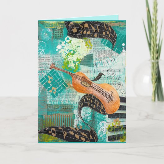Violin Melody Karte (Vorderseite)