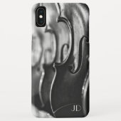 Violin Monogramm Case-Mate iPhone Hülle (Rückseite)
