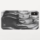 Violin Monogramm Case-Mate iPhone Hülle (Rückseite (Horizontal))