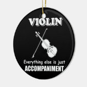Violin Music Joke Funny Violinist Orchestra T Shir Keramik Ornament (Links)