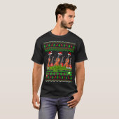 Violin Music Lover Xmas Geschenk Uganda Weihnachte T-Shirt (Vorne ganz)
