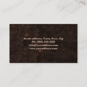 Violin Music Tutor Business Card Visitenkarte (Rückseite)