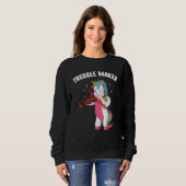Violin music unicorn fiddle string Trebble Maker Sweatshirt (Vorne ganz)