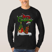 Violin Music Xmas Decorations Santa Violin Chris T-Shirt (Vorderseite)