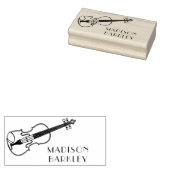 Violin Musician Teacher Streichorchester Gummistempel (Stempel)