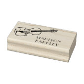 Violin Musician Teacher Streichorchester Gummistempel (Stempel)