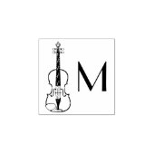 Violin Musician Teacher Streichorchester Gummistempel (Prägung)