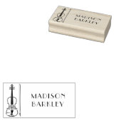 Violin Musician Teacher Streichorchester Gummistempel (Stempel)