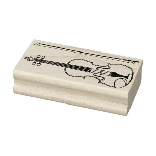 Violin Musician Teacher String Orchestra Gummistempel
