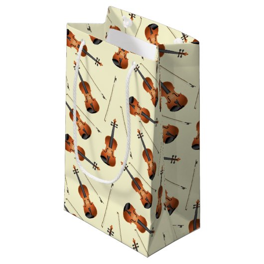Violin Musician Teacher String Orchestra Kleine Geschenktüte (Vorderseite Schrägansicht)