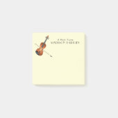 Violin Musician Teacher String Orchestra Post-it Klebezettel (Vorderseite)