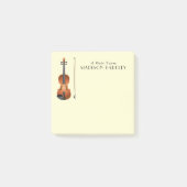 Violin Musician Teacher String Orchestra Post-it Klebezettel (Vorderseite)