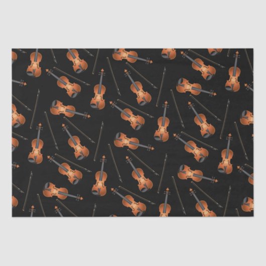 Violin Musician Teacher String Orchestra Tissue Pa Seidenpapier (Vorderseite)