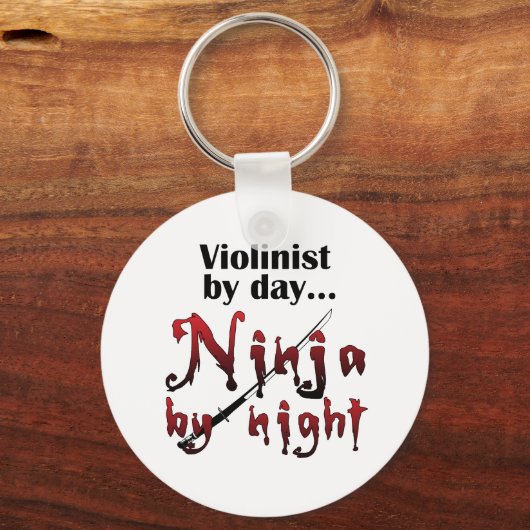 Violin Ninja Schlüsselanhänger (Vorderseite)
