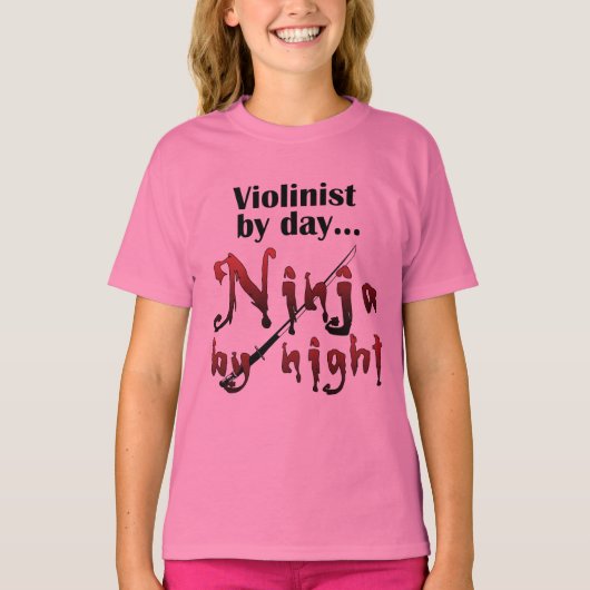 Violin Ninja T-Shirt (Vorderseite)