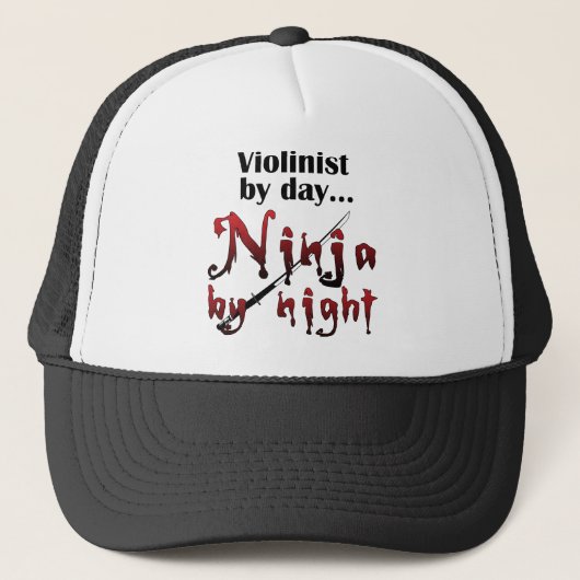 Violin Ninja Truckerkappe (Vorderseite)