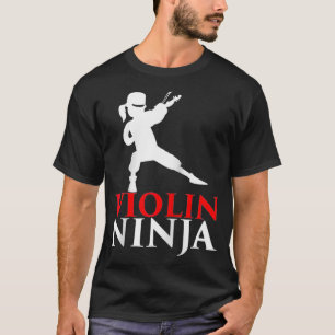 Violin Ninja Violinist Music Lover Geschenk T-Shirt