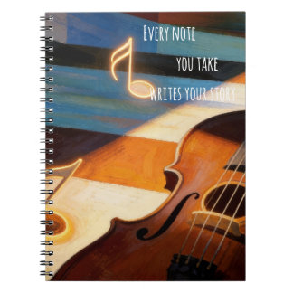 Violin Notebook – Every Note You Take Notizblock