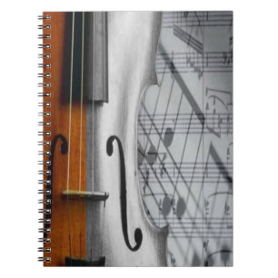 Violin-Notebook Notizblock