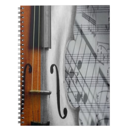 Violin-Notebook Notizblock (Vorderseite)