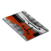 Violin-Notebook Notizblock (Rechte Seite)