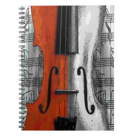 Violin-Notebook Notizblock (Vorderseite)