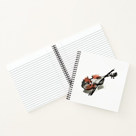 Violin Notizblock (Innenseite)