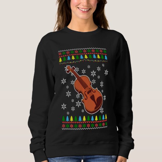 Violin Pajamas Sweatshirt (Vorderseite)