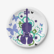 Violin Party Decorations-Plates/Napkins/Cups/Favor