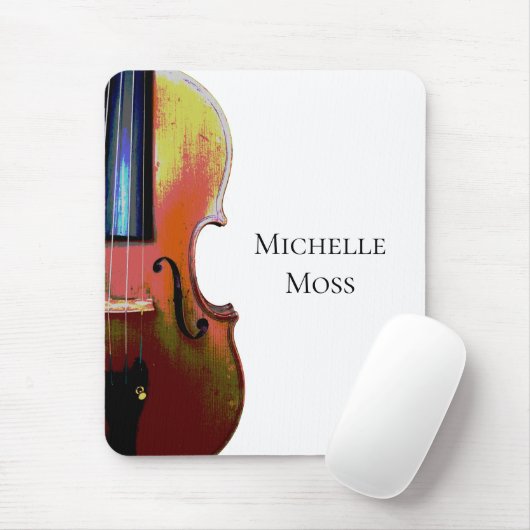 Violin Personalisiert Classic Music Orchestra Mousepad (Mit Mouse)
