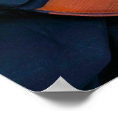 Violin Photo Closeup Poster (Ecke)