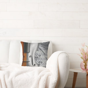 Violin Pillow Kissen