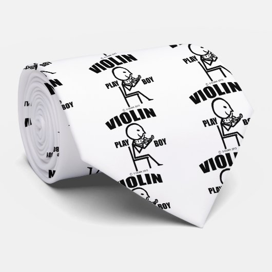 Violin Play Boy Krawatte (Gerollt)